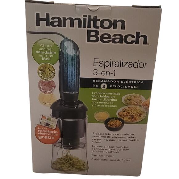 Hamilton Beach 3-in-1 Spiralizer - Picture 6 of 6